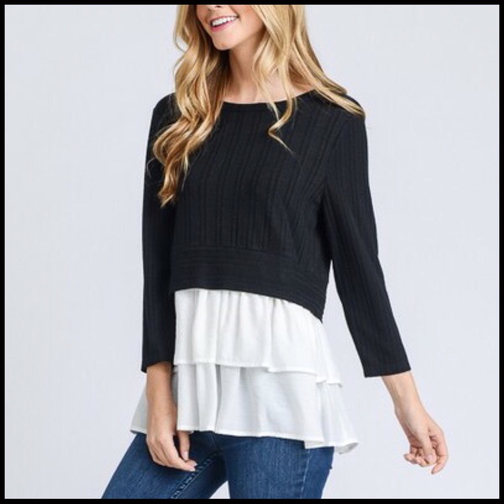 Double Ruffle Top - Picture 4 of 5